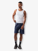 بنطال رياضي مخطط أساسي "أسود"