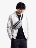 بنطال رياضي مخطط أساسي "أسود"