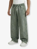 بنطال رياضي مخطط أساسي "أسود"