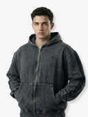 Washed Mv Stripe Zipup