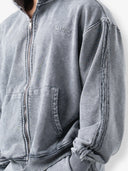 Washed Stripe Zipups