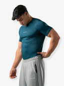 بنطال رياضي مخطط أساسي "أسود"