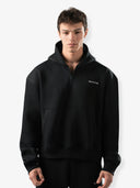 جاكيت أساسي مخطط كبير الحجم "أسود"