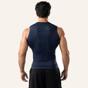 Essential Compression Tank Navy back