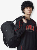 بنطال رياضي مخطط أساسي "أسود"