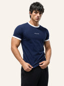 Contour Fit Tee Navy front alternate