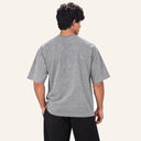 Classic Washed Tee Stone Grey - back