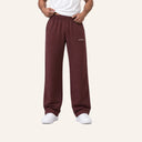 Essential Basic Sweatpants Burgundy - front