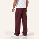 Essential Basic Sweatpants Burgundy - back