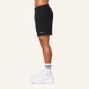 Essential Cotton Shorts Black - side
