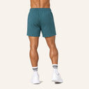 Essential Cotton Shorts Forest Green - back