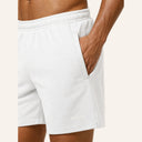 Essential Cotton Shorts Off White - detail