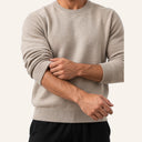 Essential Knit Sweater Beige - detail