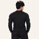 Essential Knit Sweater Black - back