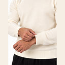Essential Knit Sweater Off White - detail