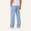 Essential Piped Sweatpants Light Blue - back