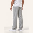 Essential Piped Sweatpants Light Grey - back