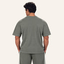 Essential Waffle Tee Olive - back