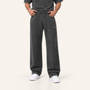 Essential Washed Sweats Washed Black - front