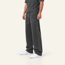 Essential Washed Sweats Washed Black - angled