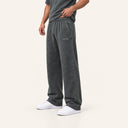 Essential Washed Sweats Washed Olive - angled