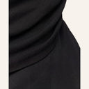 Contrast Curve Tank Black x Grey - fabric detail