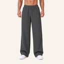 Lounge Ribbed Pants Grey - front