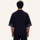 Lounge Oversized Tee Black x Grey - back