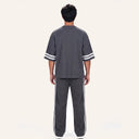 Lounge Oversized Tee Charcoal back full
