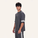 Lounge Oversized Tee Charcoal side