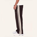 Lounge Stripe Sweatpants Brown - side