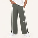 Lounge Stripe Sweatpants Olive - front
