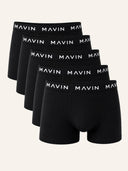 MAVIN Essential Boxer Shorts - Black, 5-pack
