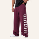Renegade Gothic Sweatpants Burgundy front