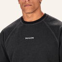 Ribbed Washed Tee Black - detail
