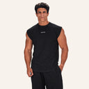 Rival Oversized Tank Black - front