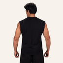 Rival Oversized Tank Black - back