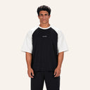 Rival Oversized Tee Black x White - front