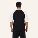 Rival Oversized Tee Black x White - back