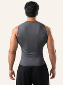 Essential Compression Tank Grey back