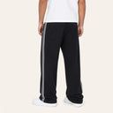 Essential Stripe Sweatpants Black x White - back