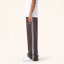 Essential Stripe Sweatpants Brown - side