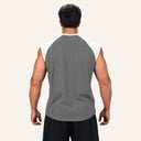 Rival Oversized Tank Charcoal x White - back