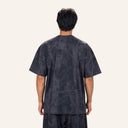Terrain Camo Oversized Tee Dark Grey - back