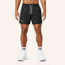 Tidal Marble Swim Shorts Black - front