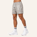 Tidal Marble Swim Shorts Grey - angled front
