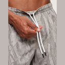 Tidal Marble Swim Shorts Grey - waistband detail