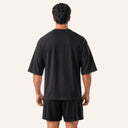Rival Oversized Tee - Black - Back