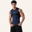 Essential Compression Tank Navy front