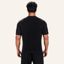 Lounge Ribbed Tee Black back